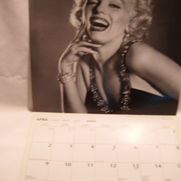 Vintage Marilyn Monroe Calendar 2006 Black and White Collectors - Picture 3 of 5